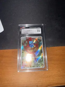 CGC 10 Riolu 068/063 Mega Brave Art Rare Holo Japanese Pokemon Card 2025 - Image 2