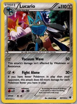 Lucario - 63/124 (Cosmos Holo) Holo Promo Miscellaneous Cards & Products 063/124 - Image 1