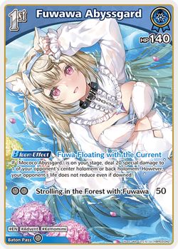 Fuwawa Abyssgard U hololive OFFICIAL CARD GAME hBP03-042 Elite Spark ENGLISH - Image 1