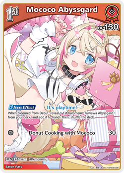 Mococo Abyssgard C hololive OFFICIAL CARD GAME hBP03-038 Elite Spark ENGLISH - Image 1