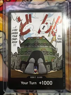 ​DON!! Card - OP03 One Piece Pillars of Strength Near Mint Foil​​​​​​ - Image 1