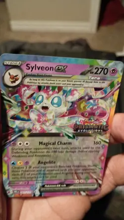 Sylveon ex - (Prismatic Evolutions Stamp) 041/131 Miscellaneous Cards & Products - Image 4