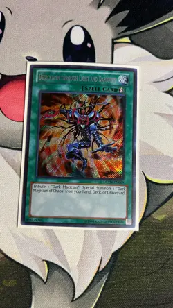 YuGiOh! Dedication Through Light and Darkness LCYW-EN069 Secret Rare - Image 1