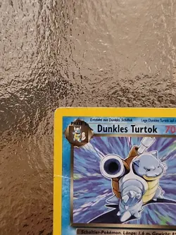 Pokemon TCG Dark Blastoise / Dunkles Turtok 20/82 Rare Non Holo German Card - Image 5
