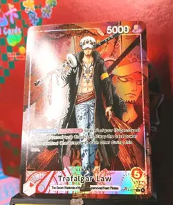 One Piece TRAFALGAR law CUS ART ONE PIECE Ccg Card Game NM FOILED NOT LUFFY - Image 1
