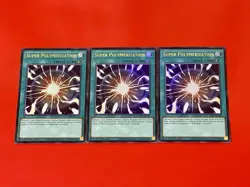 3x Super Polymerization | CH01-EN033 | Ultra Rare | NM | 1st Edition | YuGiOh! - Image 1