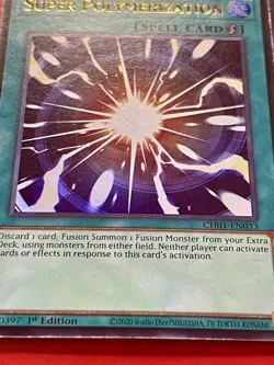 3x Super Polymerization | CH01-EN033 | Ultra Rare | NM | 1st Edition | YuGiOh! - Image 2