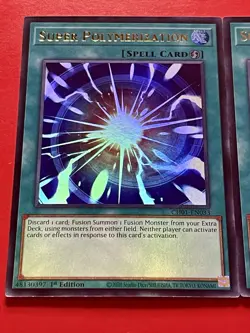 3x Super Polymerization | CH01-EN033 | Ultra Rare | NM | 1st Edition | YuGiOh! - Image 3