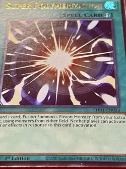 3x Super Polymerization | CH01-EN033 | Ultra Rare | NM | 1st Edition | YuGiOh! - Image 4