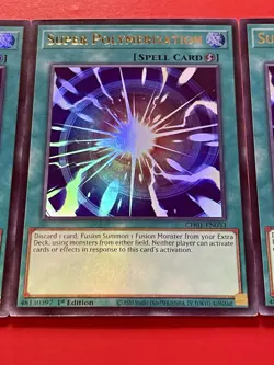 3x Super Polymerization | CH01-EN033 | Ultra Rare | NM | 1st Edition | YuGiOh! - Image 5