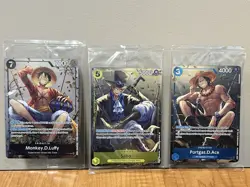 One piece mini tin promo vol 2 Set Of 3 Op-13 ENGLISH Luffy, Sabo, Ace Sealed - Image 1