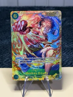 Monkey.D.Luffy (118) OP13-118 Secret Rare Carrying On His Will One Piece Foil NM - Image 1