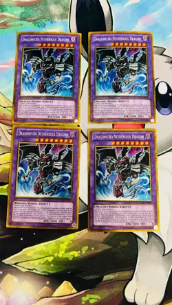 Yugioh! PGLD-EN015 Dragonecro Nethersoul Dragon Gold Secret Rare NM - Image 2