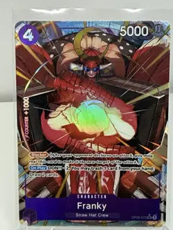 Franky OP09-072 One Piece CCG Near Mint Condition Alt Art English - Image 1