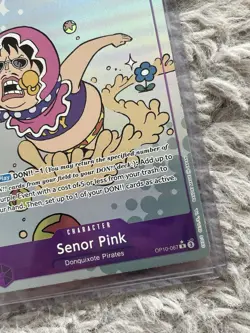 Senor Pink OP10-067 SR Alt Art One Piece TCG Royal Blood English NM Foil - Image 5