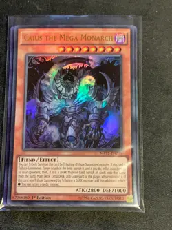 Yu-Gi-Oh Ultra Rare Caius The Mega Monarch 1st Edition MP15-EN215 (NM) - Image 1