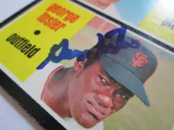 GEORGE FOSTER 1971 TOPPS IN PERSON AUTOGRAPHED ROOKIE BASEBALL CARD # 276 VG - Image 4