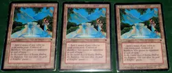 Lot of 3 Rainbow Vale MP Fallen Empires Rare MTG Magic The Gathering - Image 1