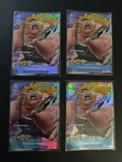 Edward Weevil Playset (4 cards) EB01-023 One Piece Seven Warlords Promo - Image 1