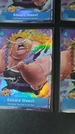 Edward Weevil Playset (4 cards) EB01-023 One Piece Seven Warlords Promo - Image 2