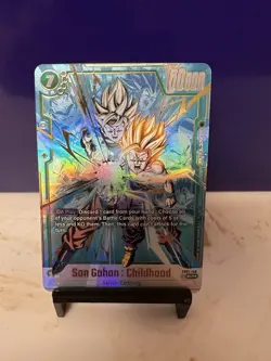 Son Gohan Childhood SCR Alt Art Secret Rare FB01-140 Dragon Ball Fusion World - Image 1