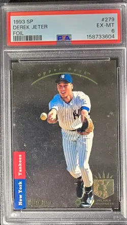 1993 Upper Deck SP Derek Jeter PSA 6 - Image 1