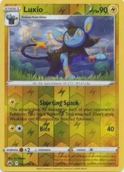 Luxio 42/159 Reverse Holo | Crown Zenith | Pokemon Card - Image 1