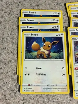 Pokemon TCG Eevee 16 Card Lot Regular English Darkness Ablaze/Lost Thunder - Image 2