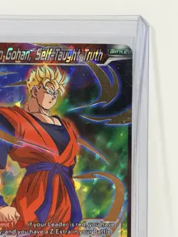 Dragon Ball Super SS Son Gohan, Self-Taught Truth Holo Playing Card BT23-011 SR - Image 3