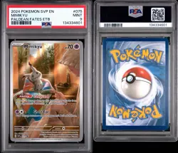 Pokemon Mimikyu TCG Paldean Fates ETB Promo Card SVP #75 PSA 9 - Image 3