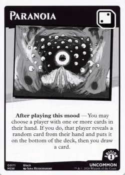 MTG Secret Lair Mood Swings - Paranoia - Uncommon - Card # 0071 - NM - Image 1