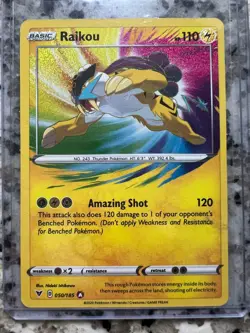 Pokemon Legendary Beasts Lot Entei Suicune Raikou Holo Amazing Rare 3 Cards NM - Image 3