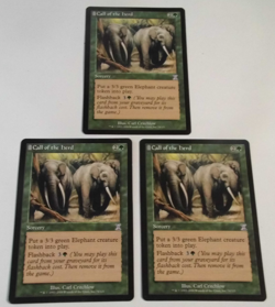 x3 Call of the Herd Timeshifted MTG Magic The Gathering TexasNerdGames DSC - Image 2