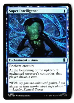 Super Intelligence 77 Uncommon Marvel Super Heroes Magic: The Gathering Foil - Image 1