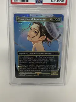 MTG 2025 FINAL FANTASY YUNA, GRAND SUMMONER BORDERLESS PROMO PSA 10 POP 26 - Image 5