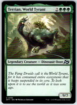 Terrian, World Tyrant 182 Uncommon Aetherdrift Magic: The Gathering Near Mint - Image 1