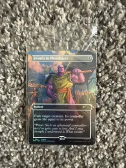 SWORDS TO PLOWSHARES - PSA FOIL PROMO- Mtg 2026 - RARE - SEALED - Image 1