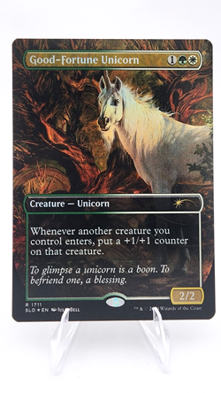 Good-Fortune Unicorn (Rainbow Foil) Secret Lair Drop Foil - Image 1