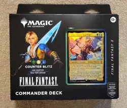 (NEW) Magic the Gathering Counter Blitz Final Fantasy Commander Deck (Tidus) - Image 1