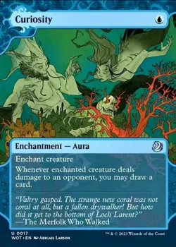 X 1 Curiosity NM-M Wilds of Eldraine Enchanting Tales 017 MTG Magic - Image 1