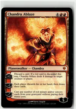 Chandra Ablaze M Zendikar 120 NM - Image 1