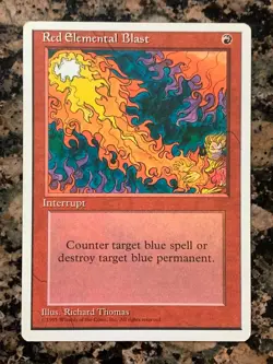 MTG Red Elemental Blast x1 4th Edition, Magic the Gathering - Image 1
