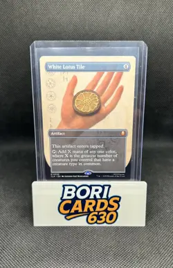 Magic The Gathering MTG The Last Airbender White Lotus Tile Borderless #330 - Image 1