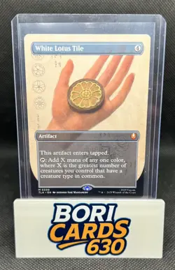 Magic The Gathering MTG The Last Airbender White Lotus Tile Borderless #330 - Image 3