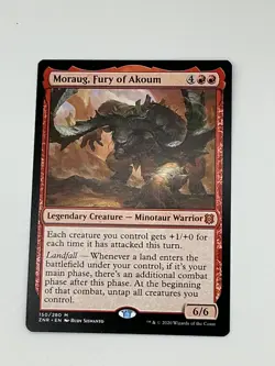 Moraug, Fury of Akoum - Commander: Edge of Eternities 0089 Regular Mythic MTG MJ - Image 1