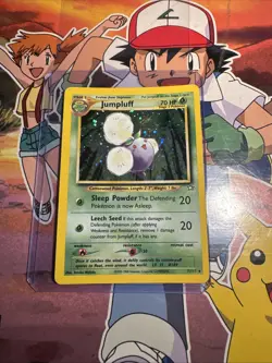 Pokemon TCG Jumpluff Neo Genesis Holo Card 7/111 Unlimited Rare, LP Condition - Image 1