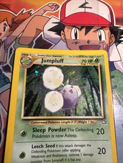 Pokemon TCG Jumpluff Neo Genesis Holo Card 7/111 Unlimited Rare, LP Condition - Image 3