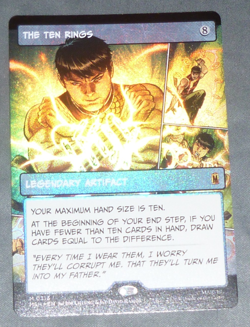 The Ten Rings (Borderless) #313 (Foil) (NM) Marvel Super Heroes MSH Magic MTG - Image 1
