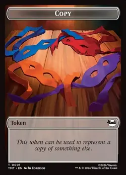 Rat / Copy x1 1x Double-Sided FOIL Token TMT TMNT NM MTG - Image 2
