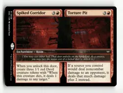 Spiked Corridor // Torture Pit Commander: Duskmourn: House of Horror #28 Rare - Image 1